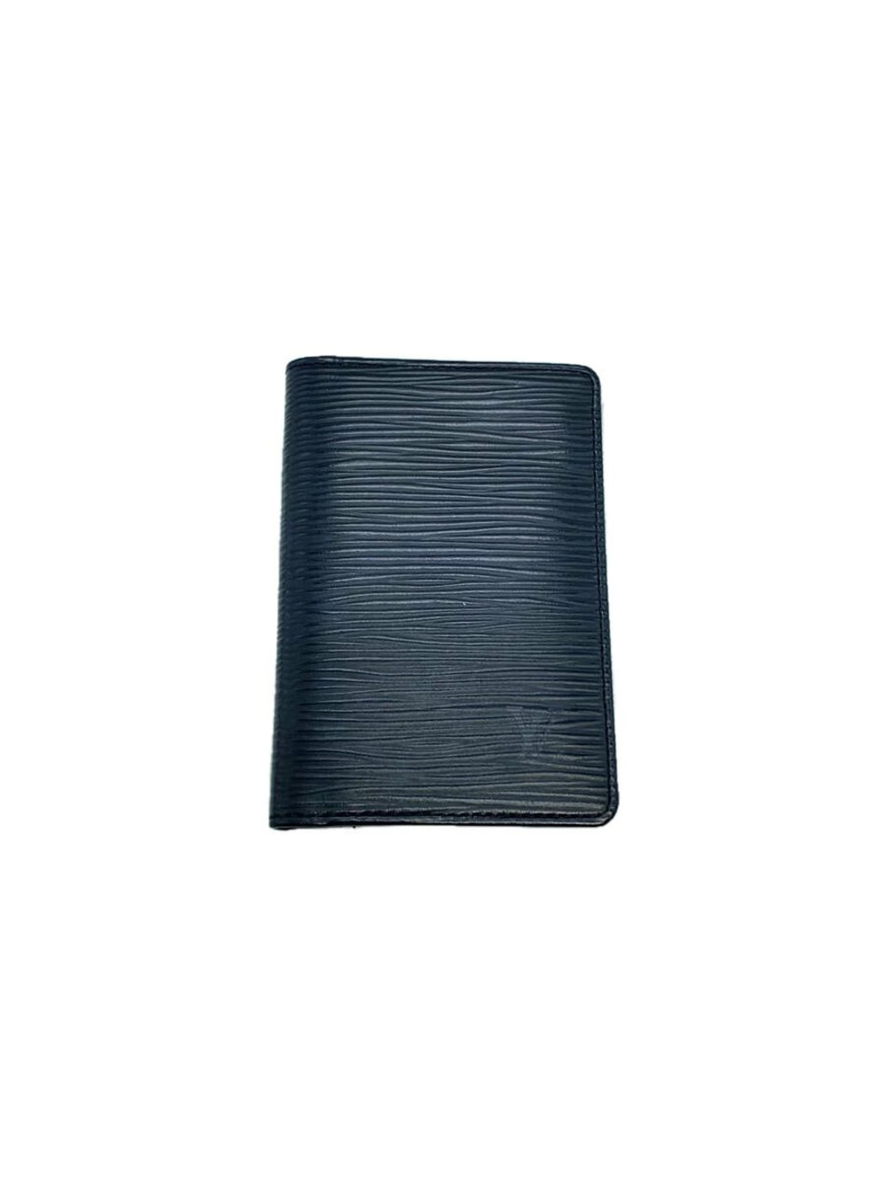 LOUIS VUITTON Organizer de Poche Epi Black Leather Black